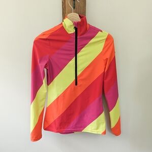 Goldbergh Lollypop Ski Pully Striped Half Zip Pullover